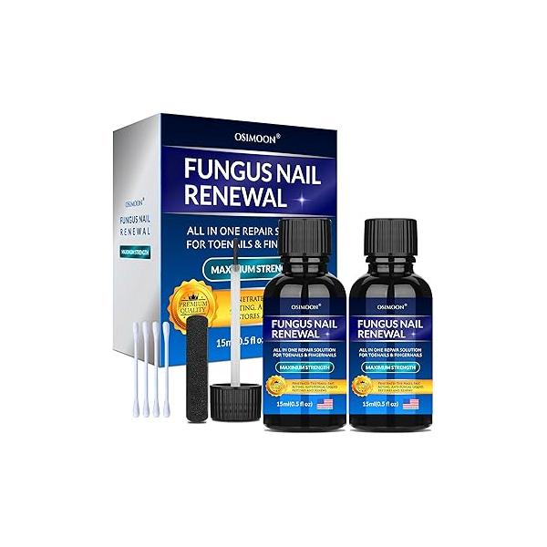 Toenail Fungus Treatment Extra Strength, for Toenails and Fingernails with Natural Oils, Toe Nail Men Women 2pcs., Blue