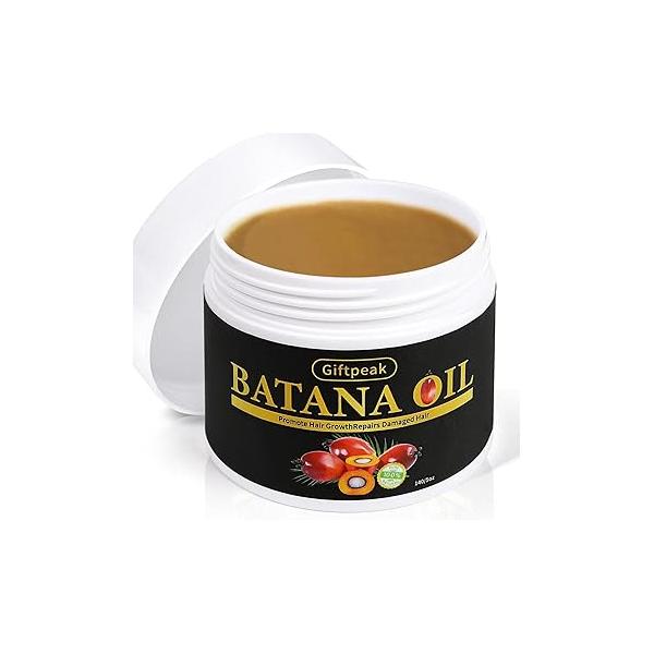 Batana Oil for Hair Growth，100% Natural Raw from Honduras Growth Prevent Loss, Eliminates Split Ends Men & Women 5oz