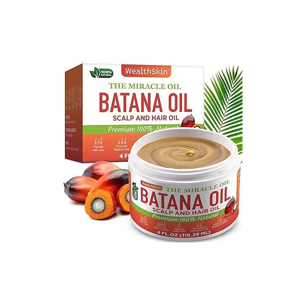 Batana Oil from Honduras: Hair Growth Mask, Repairs Damaged & Skin, Reduces Loss (118ml)