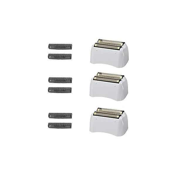 2 Packs Pro Shaver Replacement Foil and Cutters Compatible With Andis #17155 & #17150 (golden)