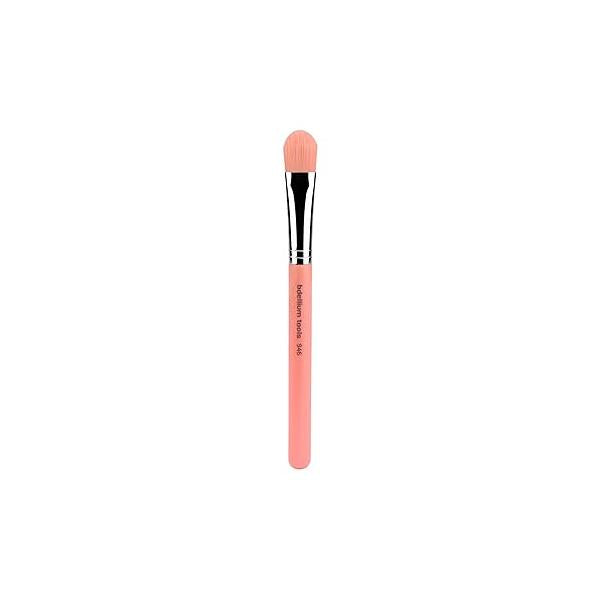 Bdellium Tools Professional Makeup Brush - Pink Bambu Series 946 Firm Foundation With Soft Synthetic Fibers, For Blending & Contouring (Pink, 1pc)