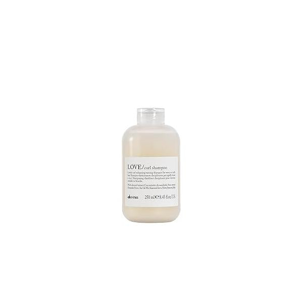 Davines LOVE Curl Shampoo | Wavy & Curly Hair Smooth and Moisturize Curls with Almond Extract 8.45 fl oz