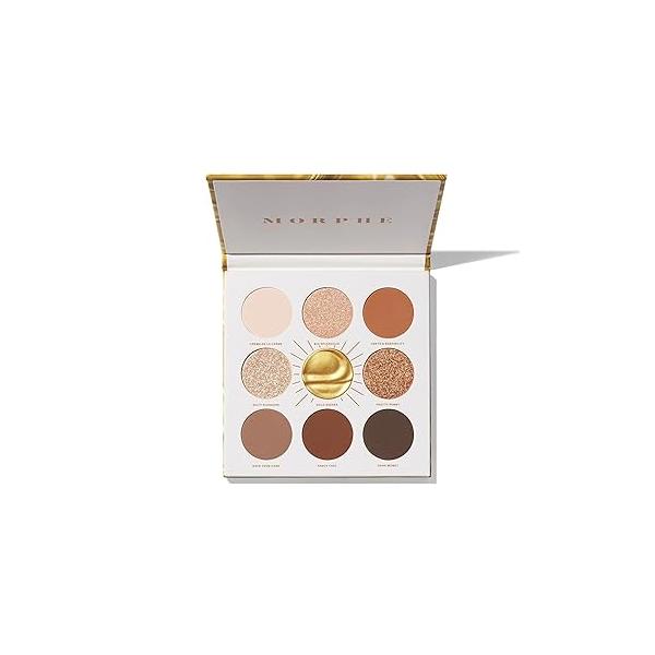 Morphe Pulp Fantasy Artistry Palette - Foil-Effect Eyeshadow with Matte, Shimmer & Foil Finishes Violet, Rich Taupe Brown Luminous Payoff (0.35 oz)