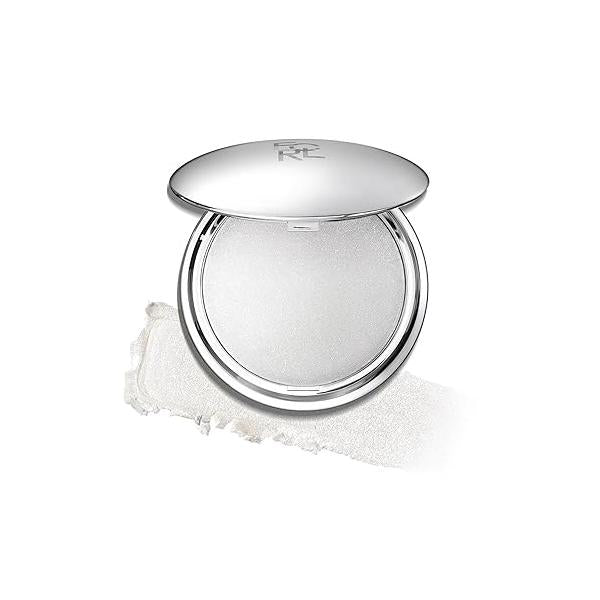 FOCALLURE Shimmer Face Highlighter Makeup Powder, Gel to Powder Glow Finish, Leaving a Lightweight & Healthy Radiance, Long Lasting Luminous Body Makeup,GD01 New World