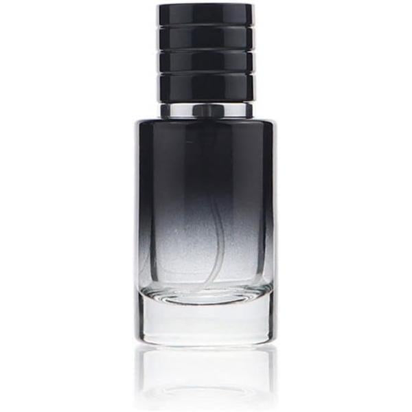 Black Perfume Atomizer Portable High-Grade Glass Spray 30ml Refillable Small Bottle Travel Cosmetics Outdoor Dispensing Mini Bottle,Refillable Containers,Refillable Cosmetic Bottles