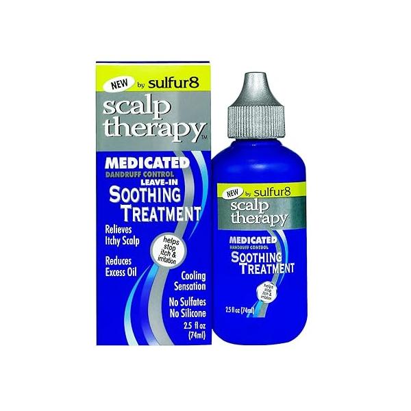 Sulfur-8 Scalp Therapy Soothing Treatment 2.5 Fl Oz (Pack of 2)