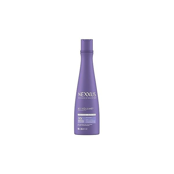 Nexxus Hy-Volume Weightless Lift Conditioner Protein Fusion with Collagen & Hyaluronic Acid For Flat Limp Hair for 48 Hours of Volume 13.5 Fl Oz