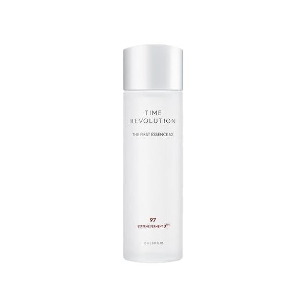 MISSHA Time Revolution The First Essence 5X (5th Gen) 5.07 Fl oz/ 150ml, Korean Face Essence, Facial Toner, Glass Skin, Hydrating Firming pH Balancing Toner for All Skin Types