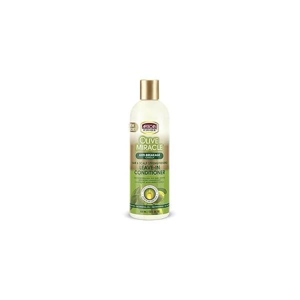 African Pride Olive Miracle Leave-in Conditioner, 12 Ounce