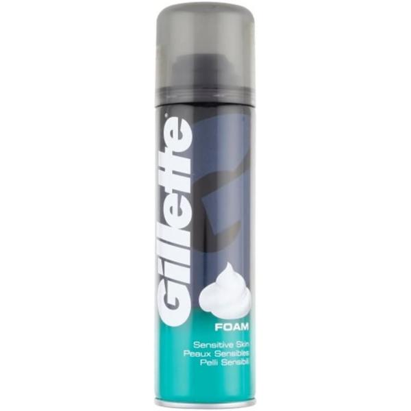 Gillette Classic Sensitive Skin Men's Shaving Foam, 200ml