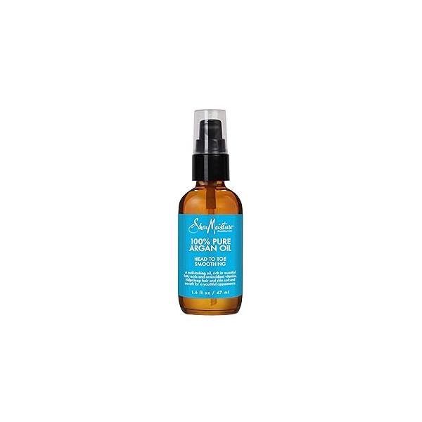 Sheamoisture Multi-Tasking Oil for Smooth Hair and Skin 100% Pure Argan Head-to-Toe Formula 1.6 Fl Oz