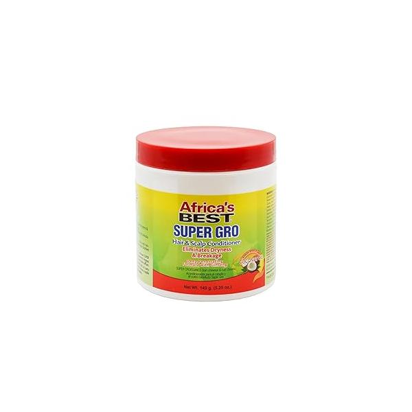 Africa's Best Super Gro Hair and Scalp Conditioner, 5.25 Oz (AB20203)