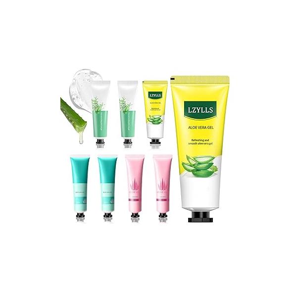 Aloe Vera Gel for Face and Body,Hydrating Organic Gel,Cooling Body Cream After Sun Skincare,Non-Sticky Moisturizer, 9.15 Fl Oz