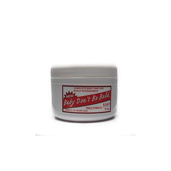 Baby Don't Be Bald Hair & Scalp Nourishment Triple Strength (Red) 8 Oz.