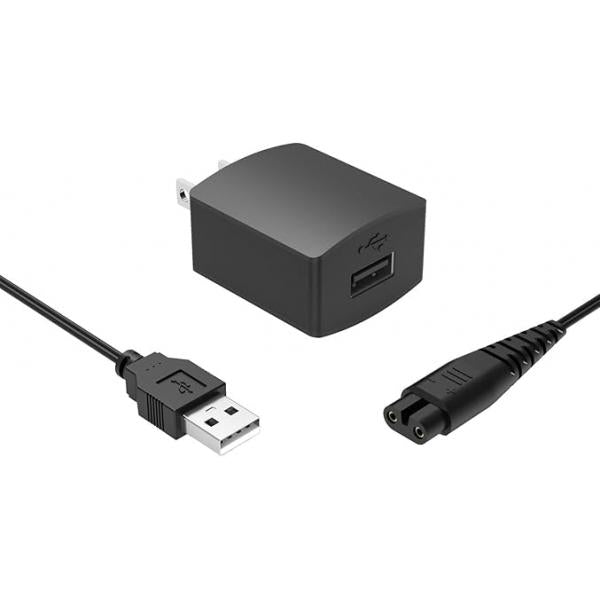 Charger Cord Fit for Hatteker Mens Beard Trimmer, Cordless Hair Trimmer Pro Clippers RFC-598 RFC-588 RFC-690 Electric Shaver Razor Power Adapter Supply