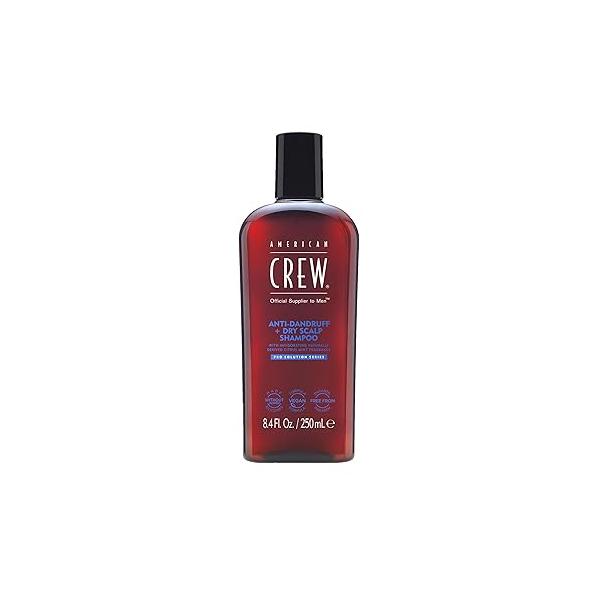 American Crew Anti-Dandruff + Dry Scalp Shampoo for Men, Citrus Mint Scent, 8.4 fl oz