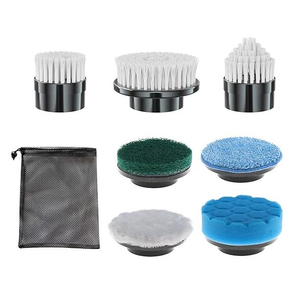 Electric Spin Scrubber Replacement Brush Heads, 7 Pcs Set Suitable for Generic Scrubber, Bathroom, Kitchen,