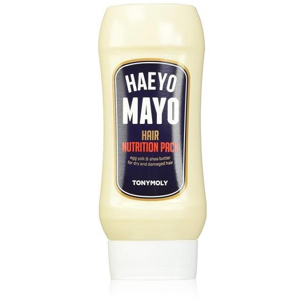 TONYMOLY Haeyo Mayo Hair Conditioner Mask, Egg Yolk & Shea Butter Conditioning Mask for Dry Damaged