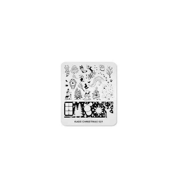 Nail Stamping Plate Christmas Halloween Art Plates Image Transfer Template Manicure Stencils Printing DIY Tool (Halloween 011)