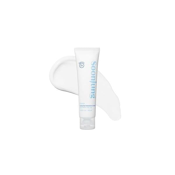 ETUDE SoonJung 2x Barrier Intensive Cream 60ml (23AD) | Hypoallergenic Shea Butter Hydrating Facial for Sensitive Skin, Water-oil Balance Panthenol Heals Damaged Skin Korean care, Kbeauty