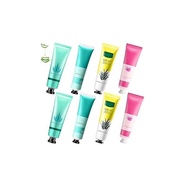 16PCS Organic Aloe Vera Gel for Face and Body,Hydrating After Sun Lotion,Moisturizing Pure Moisturizer,Travel Size Moisturizer,Aloe Lotion Care Skin Hair Removal