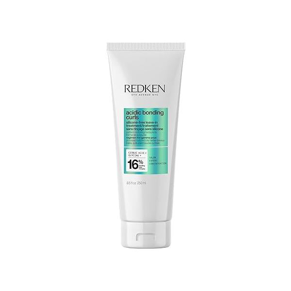 Redken Acidic Bonding Curls Leave-In Treatment For Curly & Coily Hair - Heat Protectant, Repairs Defines Damaged Curls, Detangles Conditions