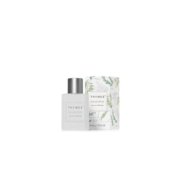 Thymes Eau De Parfum - Scented Perfumes for Women Women's Fragrances with Notes of Eucalyptus Oil, Lemon, Petitgrain, Bergamot, Lemongrass, & Lush Fir (Eucalyptus, 1.75 fl oz)