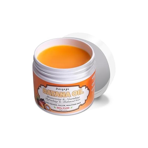 Batana Oil for Hair Growth,98% Pure and Organic Oil, Deeply Clean, Enhances & Nourishment Suitable All Types