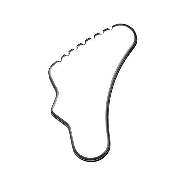 Sacheu Stainless Steel Face Roller Skin Care and Lymphatic Drainage — Cooling Metal for Puffiness, Wrinkles, Lifting, Dual-Sided Facial Eye Massager, Includes Travel Pouch