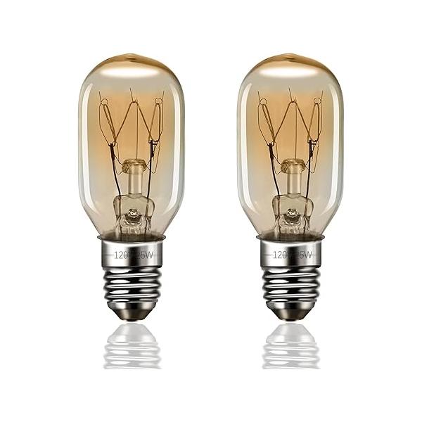 2 Pcs 120V 25W 2700K Makeup Mirror Light Bulb Compatible with for Conair RP34B & Similar Illuminated