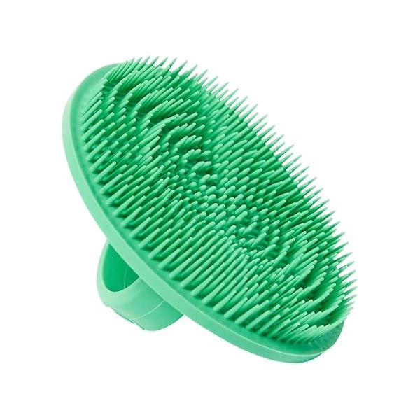 Boie USA Face Scrubber - Handheld Facial Tool, Deep Cleansing Exfoliating Brush. Fights Acne with Gentle, Silicone-Like Bristles, Long Lasting, & Hypoallergenic (Pink)