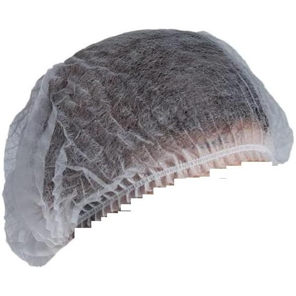 Disposable Hair Net Non-Woven Head Bouffant, Kitch 100 net