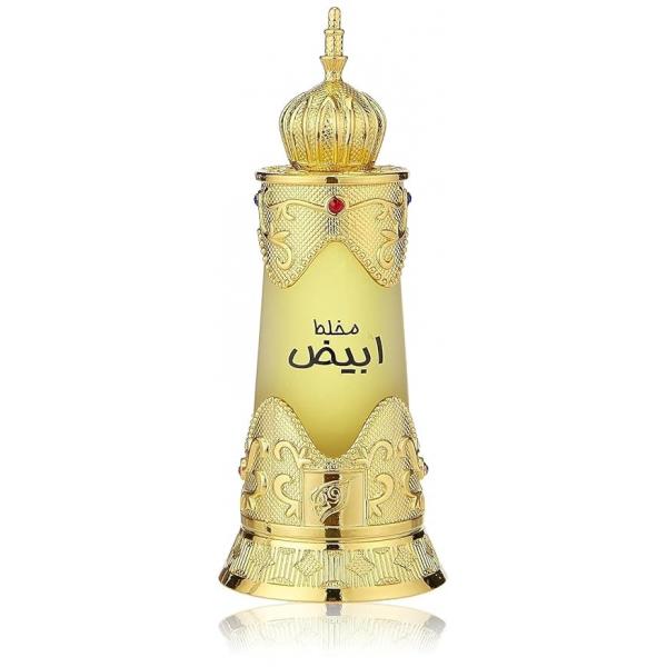 Afnan Mukhallat Abiyad Concentrated Perfume Oil 0.67 Ounce (Unisex)