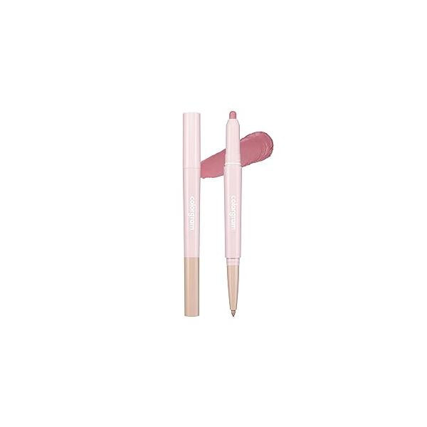 COLORGRAM All In One Over-Lip Maker 02 Cool Pink | Versatile Lip Liner & Contour with Natural Shades, Matte finish, Bigger and Fuller Lips, Plumping effect, Smooth creamy texture