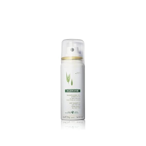 Klorane Ultra Gentle Dry Shampoo with Oat+ - Formula Instantly Revives Hair and Eliminates Odor, Dirt, Oils Hypoallergenic & Vegan Paraben Sulfate-Free