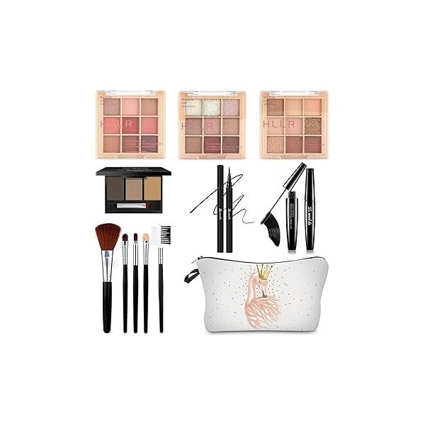 All in One Makeup Kit for Women Full Kit, Basic Cosmetics Beginner & Professionals, Eye Set Tween Girl, Make Up Kits Teenagers, Gift Girls, Teens(16-Sloth)