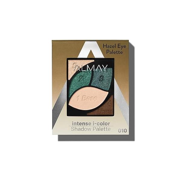 Almay Eyeshadow Palette, Longlasting Eye Makeup, Primer Enriched with Antioxidant Vitamin E, Hypoallergenic, 020 Blue Eyes, 0.1 Oz