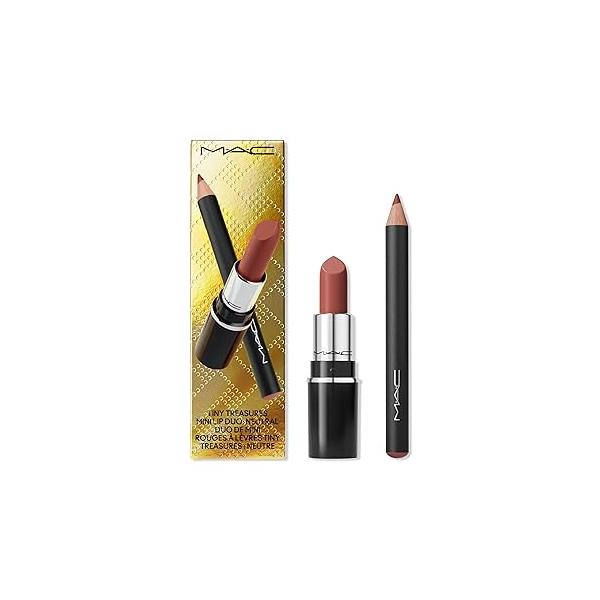 MAC Tiny Treasures Mini Lip Duo, Neutral, 2 Piece Set