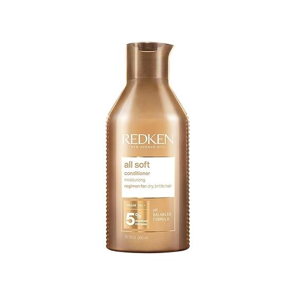 Redken All Soft Conditioner | Moisturizes and Deeply Hydrates| Softens, Smooths, Adds Shine