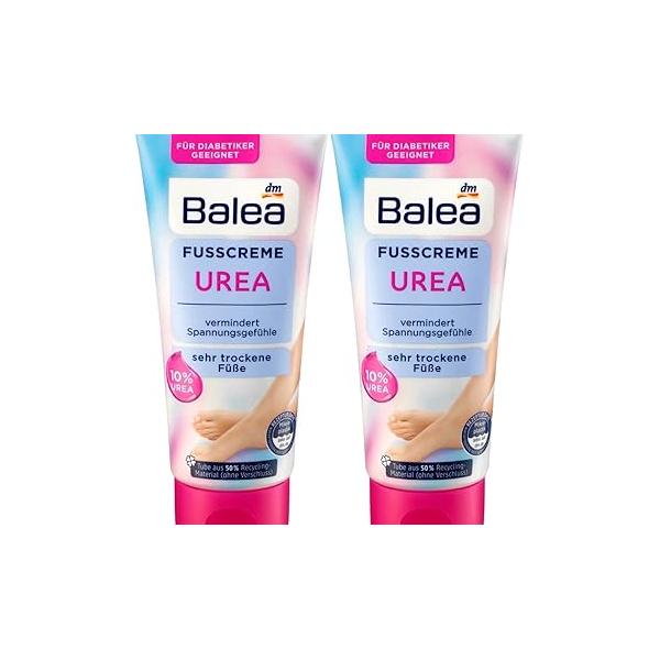 Balea Foot Cream Urea, 100 ml (pack of 2) - German product