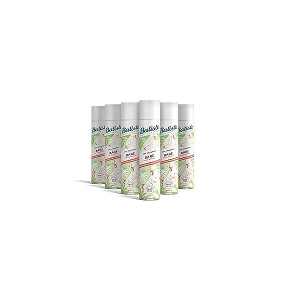Batiste Dry Shampoo, Bare Fragrance, 6.73 fl. oz. PACK OF 6