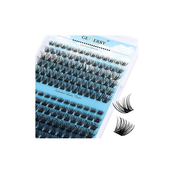 GEMERRY Magnetic Eyelashes with Applicator Fluffy Look No Glue Eyeliner Needed Lash Tool Kit Easy to Wear for Beginners