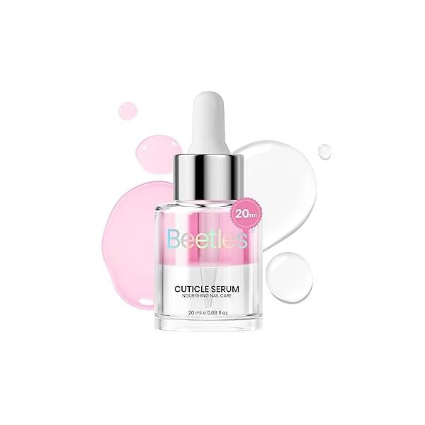 Beetles Cuticle Oil for Nail 15ml Almond Fragrance Care with Jojoba & Vitamin E Growth and Repairs Cuticles, Natural Sweet Nourish Skin Salon Gifts Women