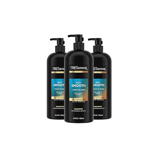 TRESemmé Anti-Frizz Shampoo 3 Count For Frizzy Hair Formulated With Pro Style Technology 28 Fl Oz