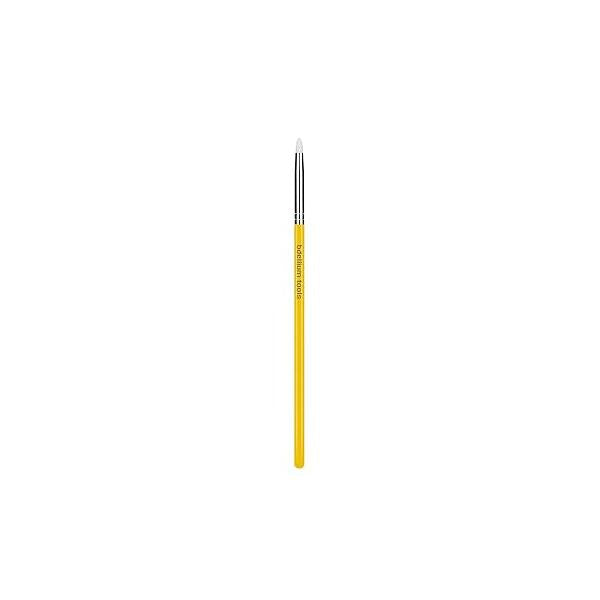 Bdellium Tools Professional Makeup Brush - Studio Series 718 Tiny Pencil With Soft Synthetic Fibers, For Detailed Application around Eyes (Yellow, 1pc)