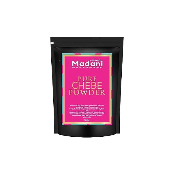 Authentic Pure Chebe Powder From Chad Africa - Natural Organic Ingredients, Healthy Hair Growth Formula, Helps Prevent Breakage Dry Damaged Coarse Kinky Mask (100g)