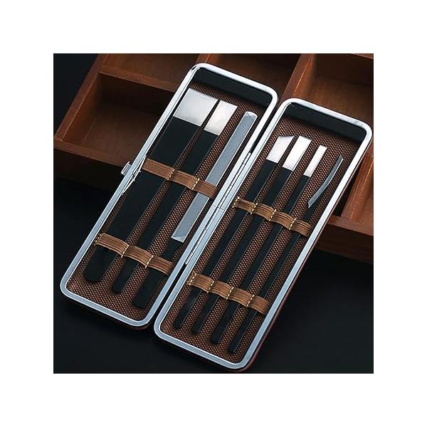 7 Pcs Pedicure Knife for Ingrown Nails,Decorative Foot Knives Callus Shaver Feet Nail Correction Pliers Scissors Corn Remover with Storage Bag