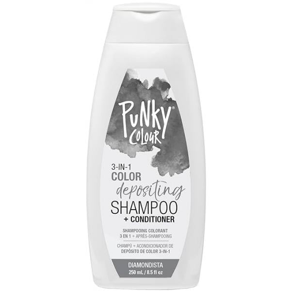 Punky Colour 3-in-1 Color Depositing Hair Cleanser & Conditioner, 8.5 fl oz. (Purpledacious)