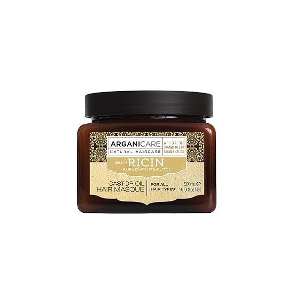 Arganicare | Castor Range REINFORCING MASK Strengthens and Rebuilds the Hair Fiber Fight against Breakage High Hydration All hair types 16.91 fl oz