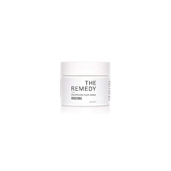 oVertone Haircare The Remedy for Fine Hair Colorless Hydrating Mask with Shea Butter & Coconut Oil, Cruelty-Free, 8 oz